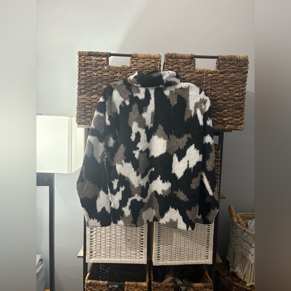 Eddie Bauer Mediu
 Quarter zip Camouflage Fleece Pullover - Picture 5 of 5
